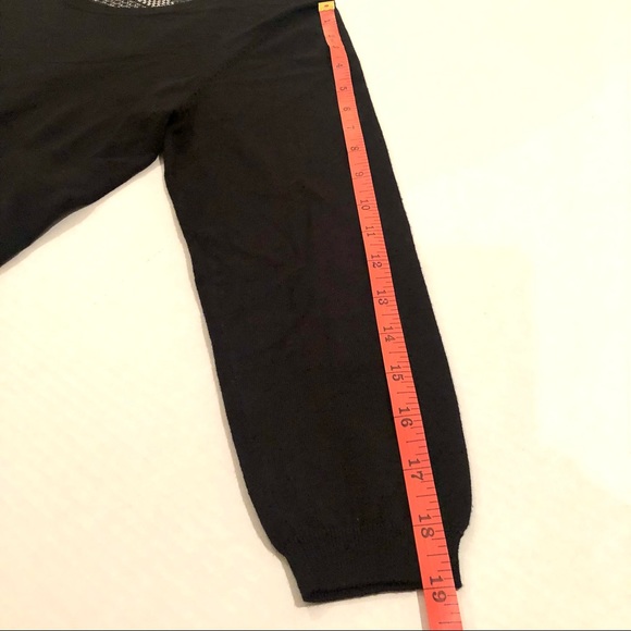 Kookai lace-back sweater, US 8-10 (European size 2), black, EUC - Picture 15 of 15